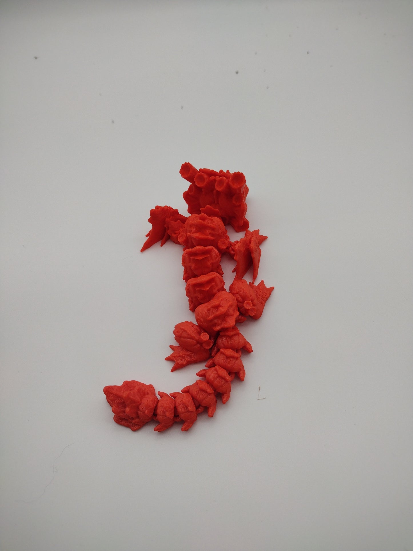 3d Small 9" Pumpkin Baby Dragon Custom Color - Print to Order 3d Printed Dragon