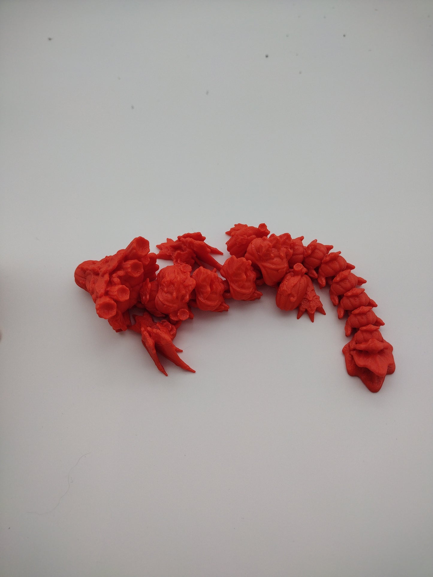 3d Small 9" Pumpkin Baby Dragon Custom Color - Print to Order 3d Printed Dragon