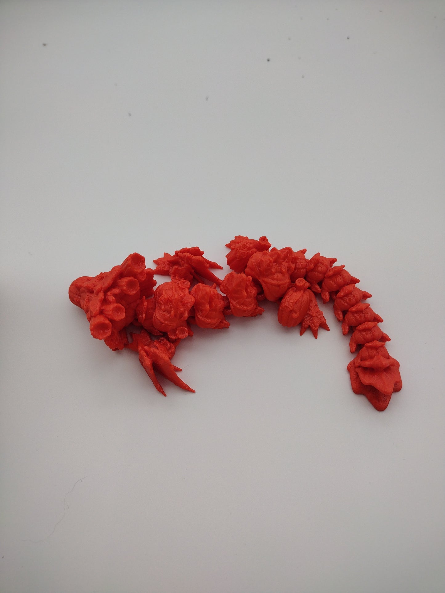 3d Small 9" Pumpkin Baby Dragon Custom Color - Print to Order 3d Printed Dragon