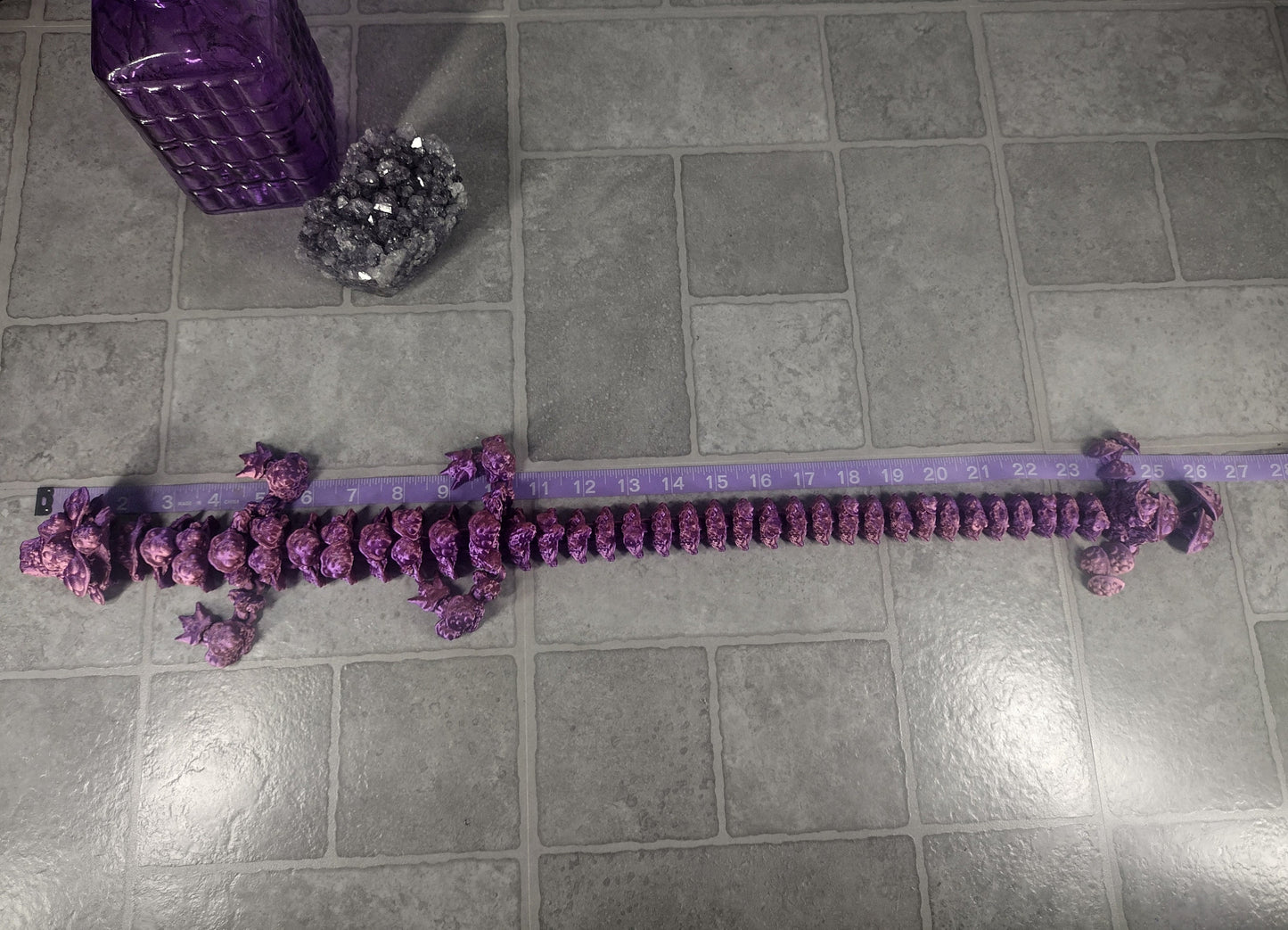 3d Large 26" Mushroom Dragon with Big Tail Custom Color - Print to Order 3d Printed Dragon