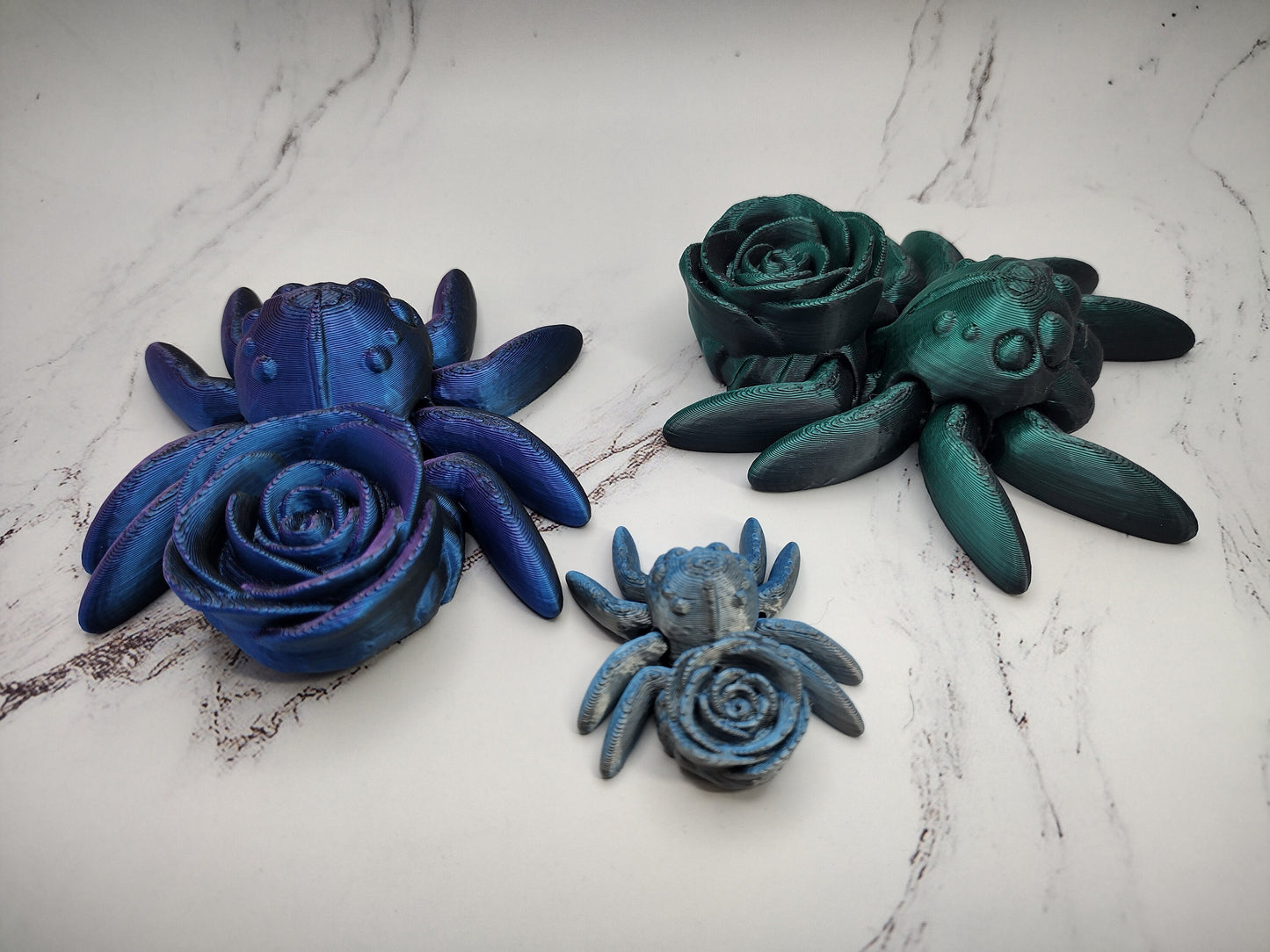 3d Rose Spider Custom Color - Print to Order 3d Printed Spider