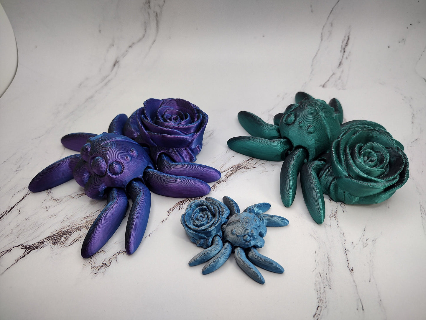 3d Rose Spider Custom Color - Print to Order 3d Printed Spider