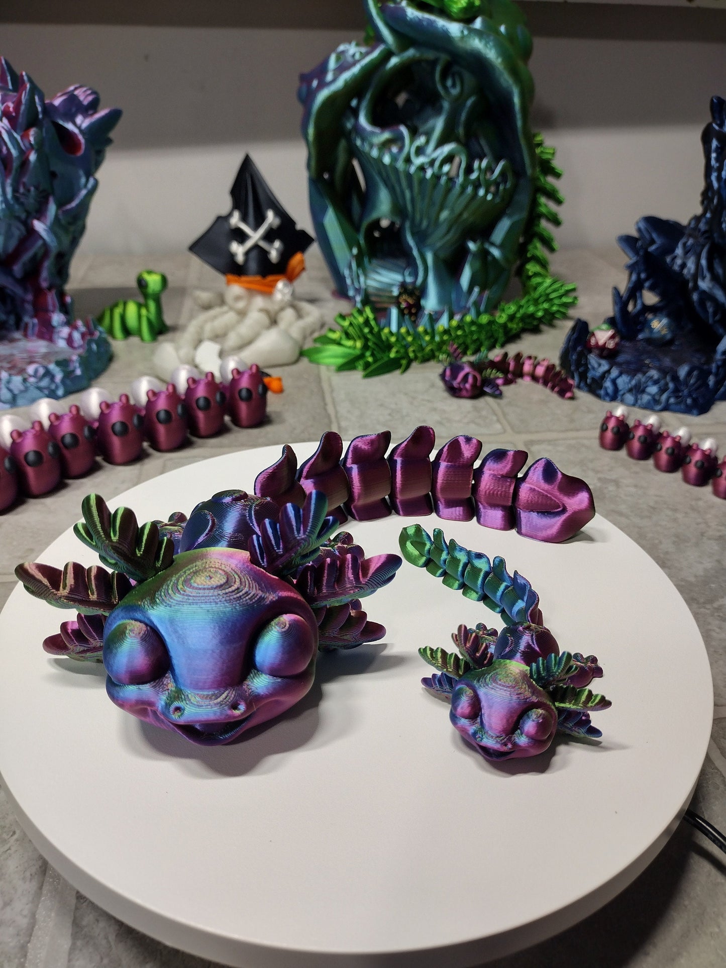 3d Axolotl Custom Color - Print to Order 3d Printed