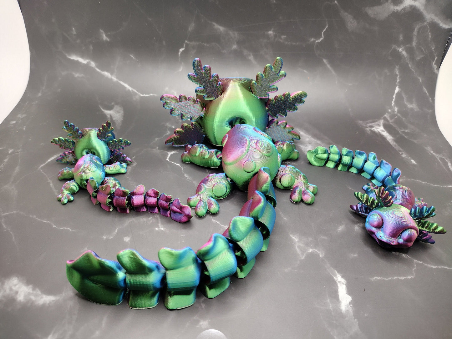 3d Axolotl Custom Color - Print to Order 3d Printed