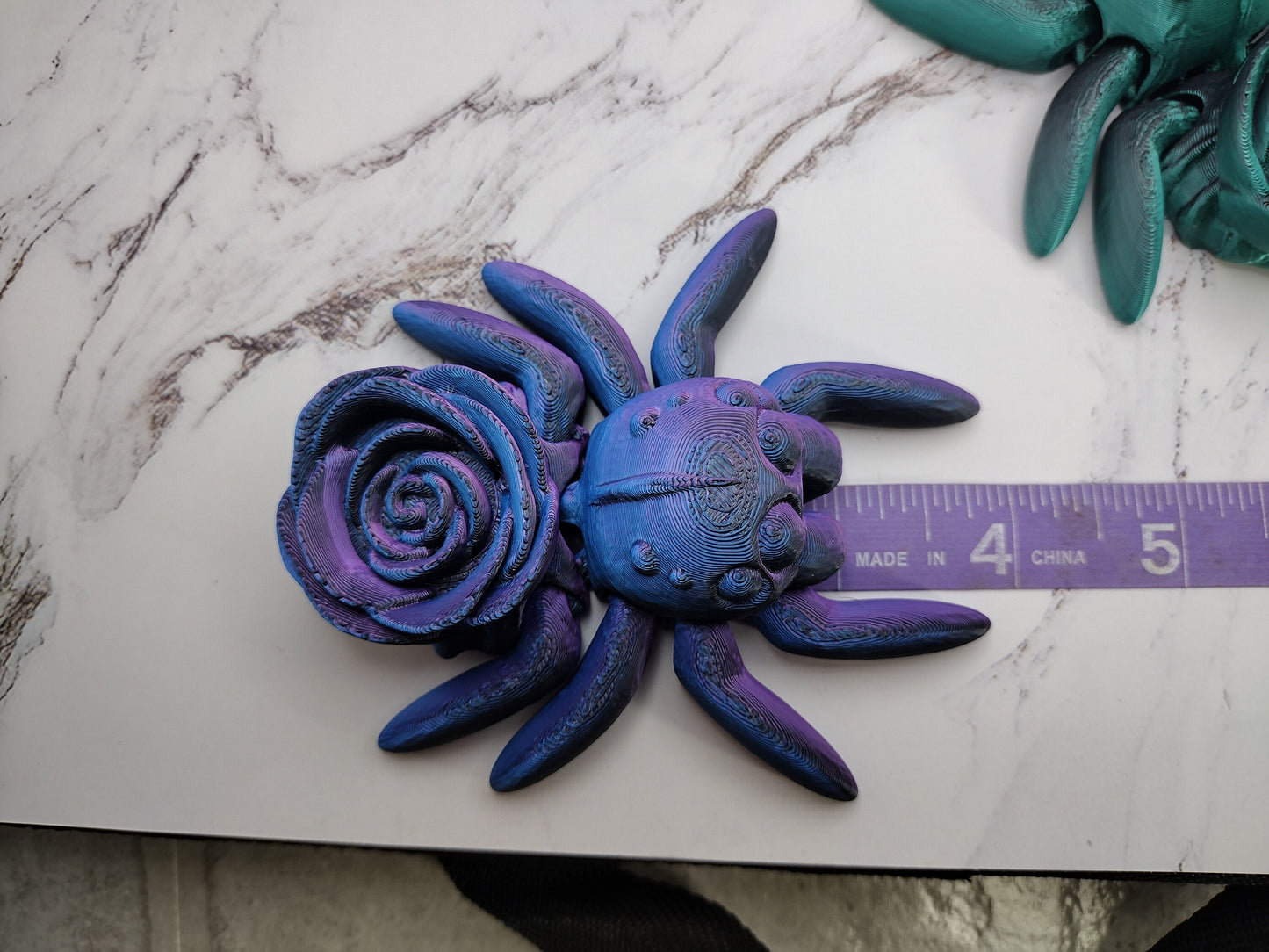 3d Rose Spider Custom Color - Print to Order 3d Printed Spider