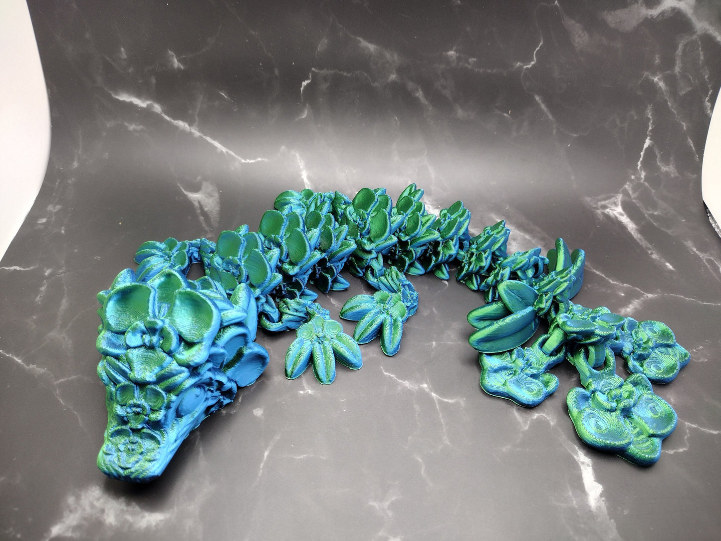 3d 12" Orchid Baby Dragon Custom Color - Print to Order 3d Printed Dragon