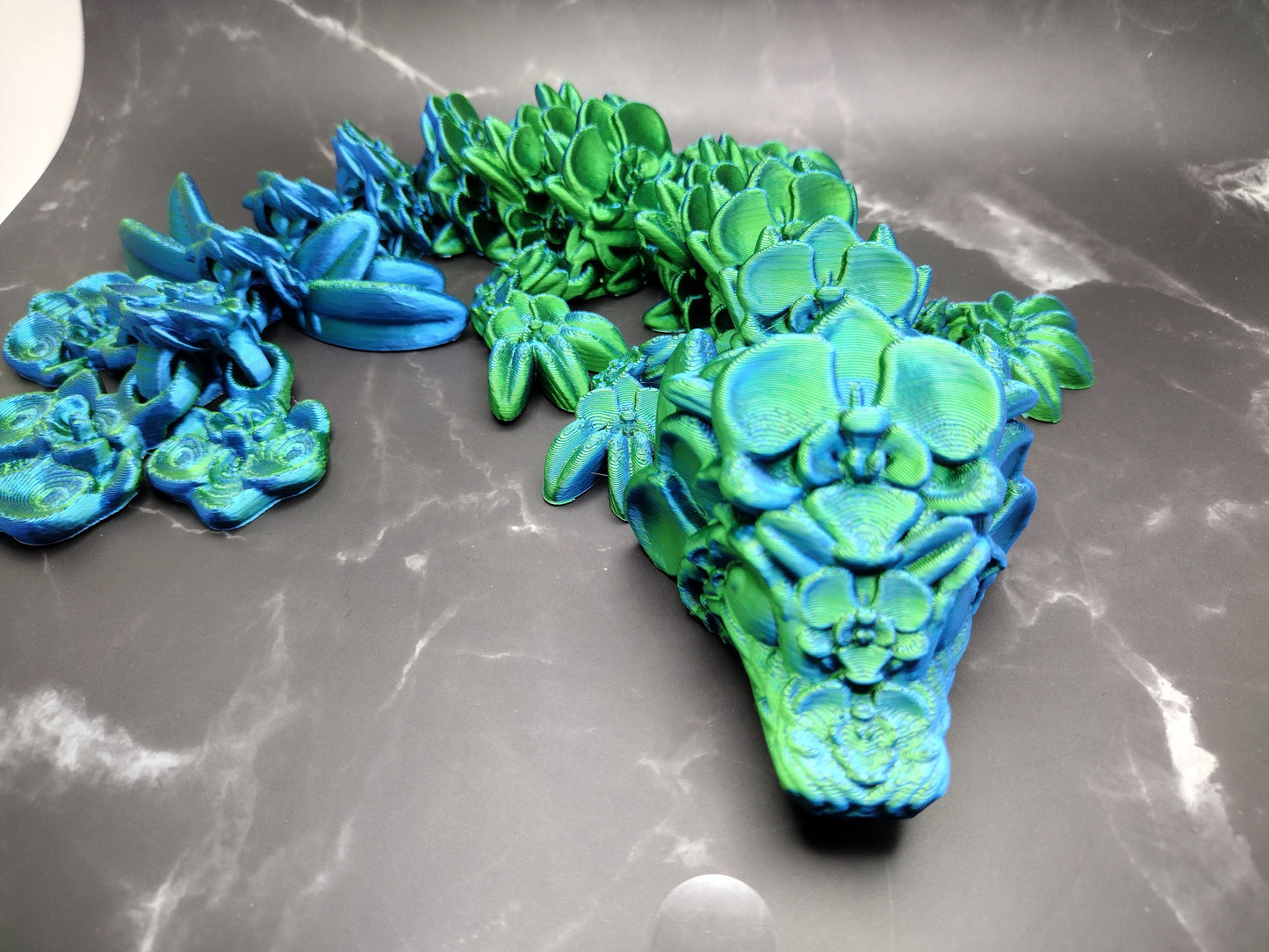 3d 12" Orchid Baby Dragon Custom Color - Print to Order 3d Printed Dragon