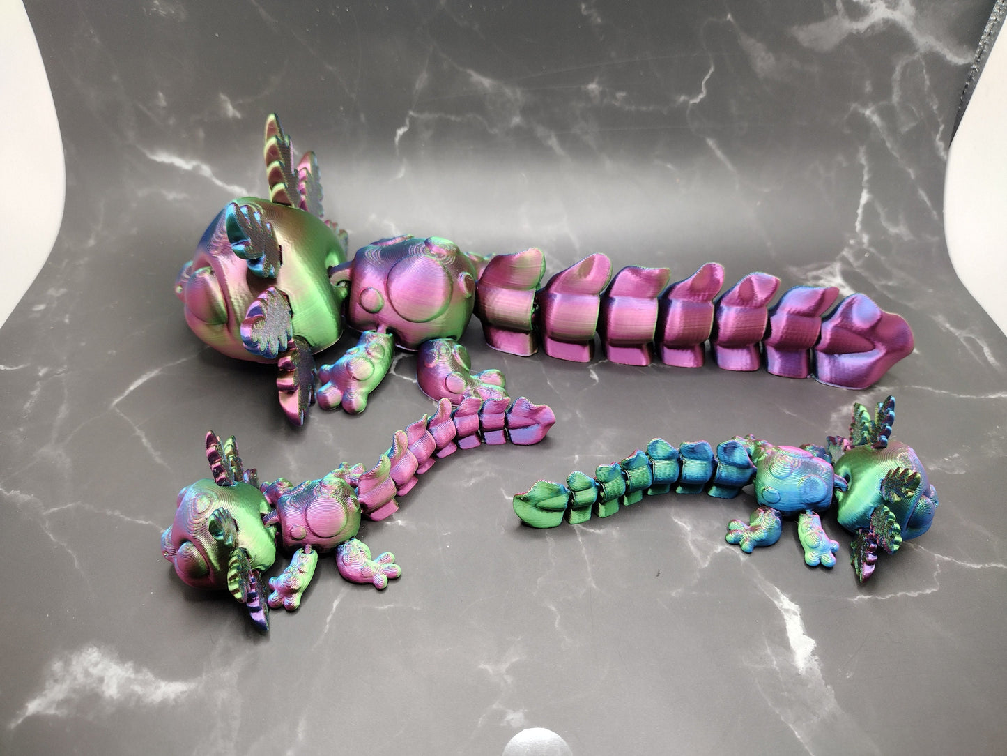 3d Axolotl Custom Color - Print to Order 3d Printed