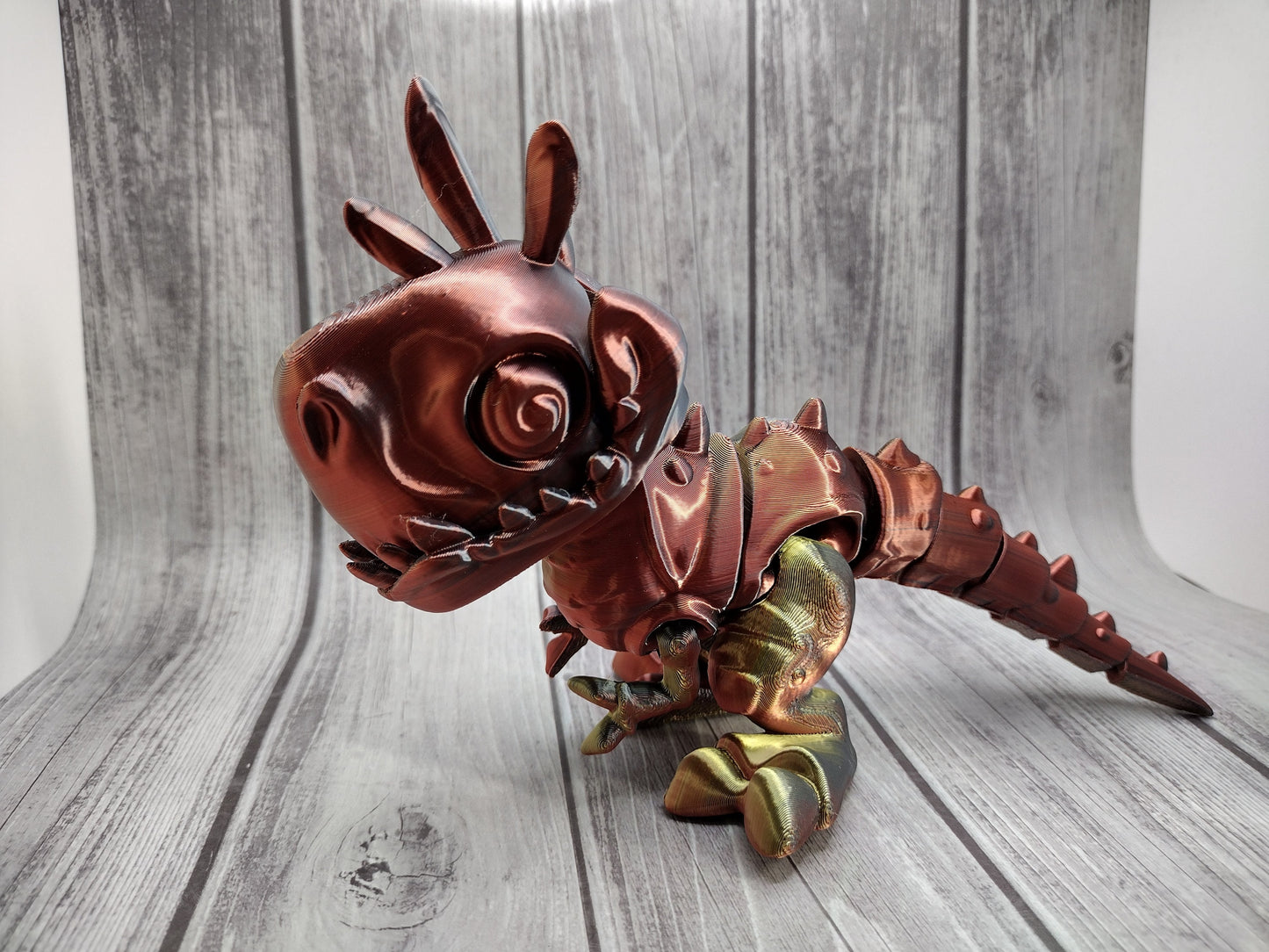 3d Stuffed T Rex  Custom Color - Print to Order 3d Printed Dinosaur T-Rex