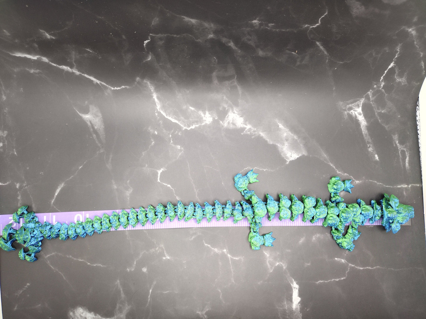 3d Small 12" Adult Mushroom Dragon with Big Tail Custom Color - Print to Order 3d Printed Dragon Mystery Egg