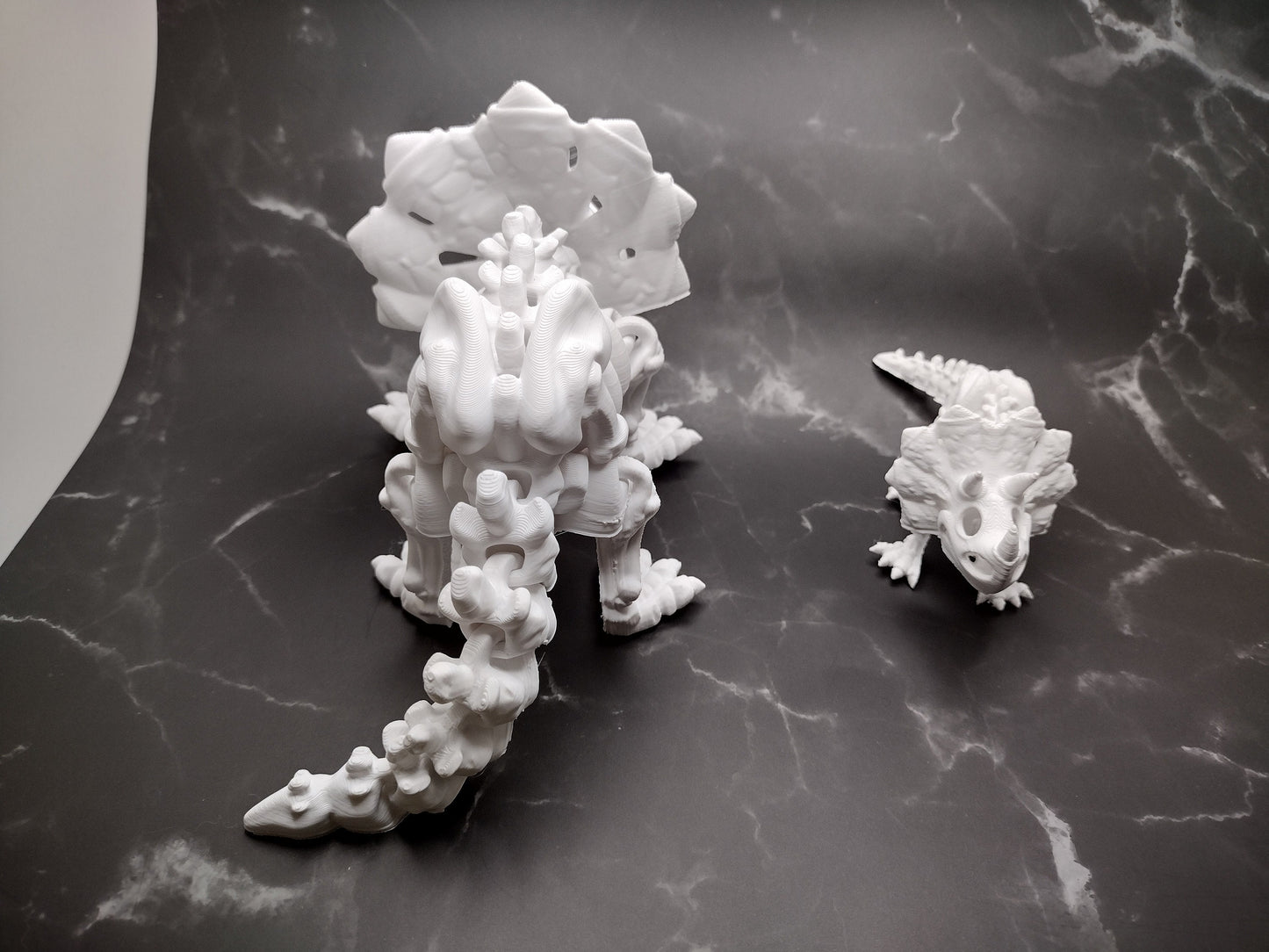 3d Triceratops Skeleton Custom Color - Print to Order 3d Printed Dinosaur Bones